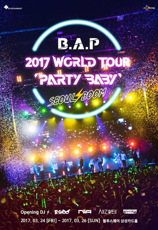 B.A.P 世巡《Party Baby》海報