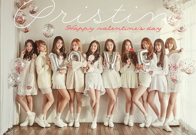 PRISTIN 情人節特別寫真(來源：PRISTIN@Facebook)