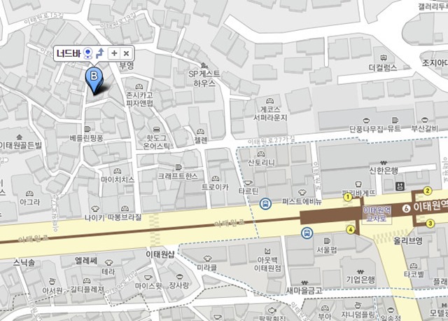 NERD Bar 地圖