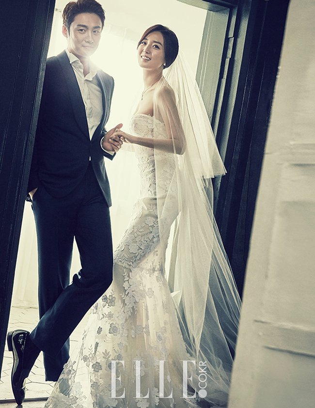吳尚津、金素英《ELLE》婚紗畫報