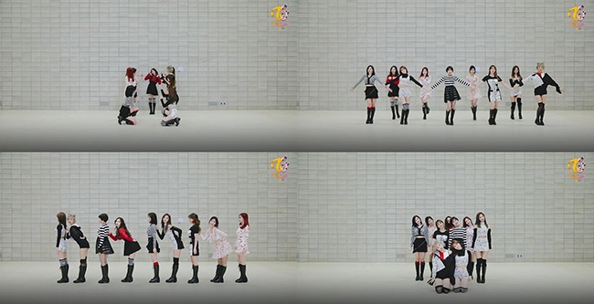 TWICE《KNOCK KNOCK》舞蹈練習版 MV 截圖