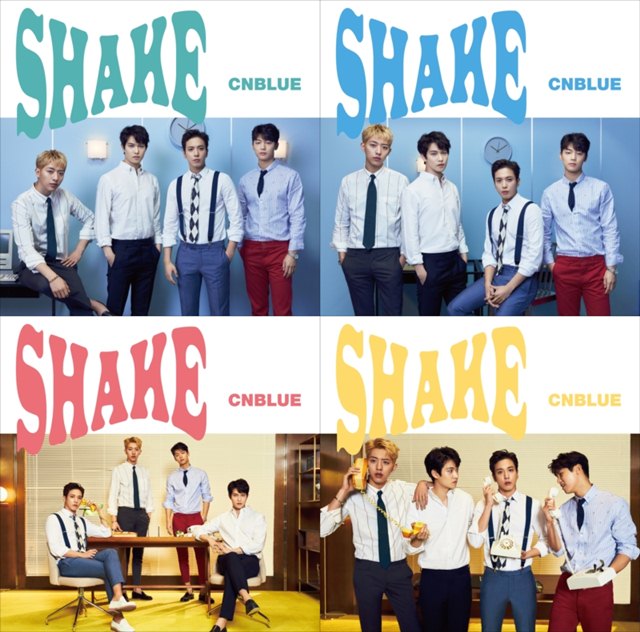 CNBLUE《SHAKE》日單封面 (來源：CNBLUE 日本官網)