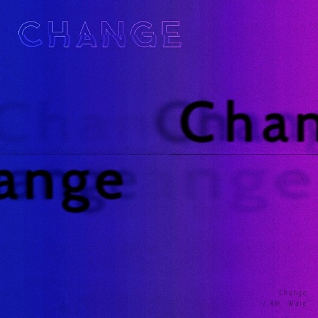 Rap Monster、Wale 合作曲《Change》封面