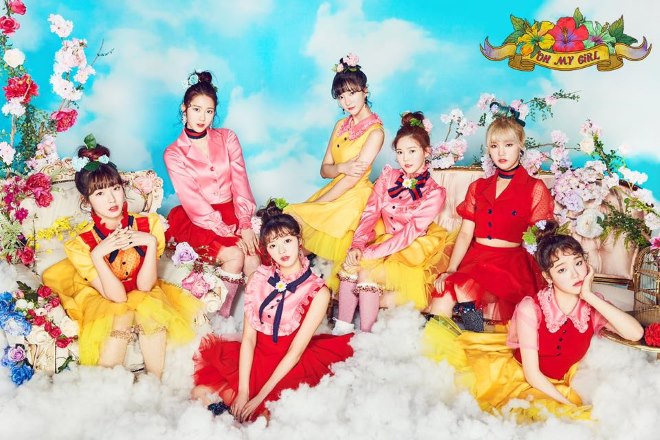 Oh My Girl《Coloring Book》預告照 (來源：Oh My Girl@Facebook)