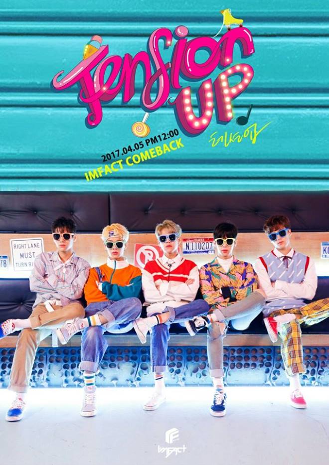 IMFACT《Tension Up》預告照 (來源：IMFACT@Facebook)