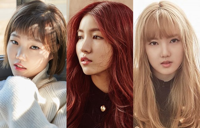 樂童音樂家秀賢、GFRIEND 成員 So Won、Ye Rin