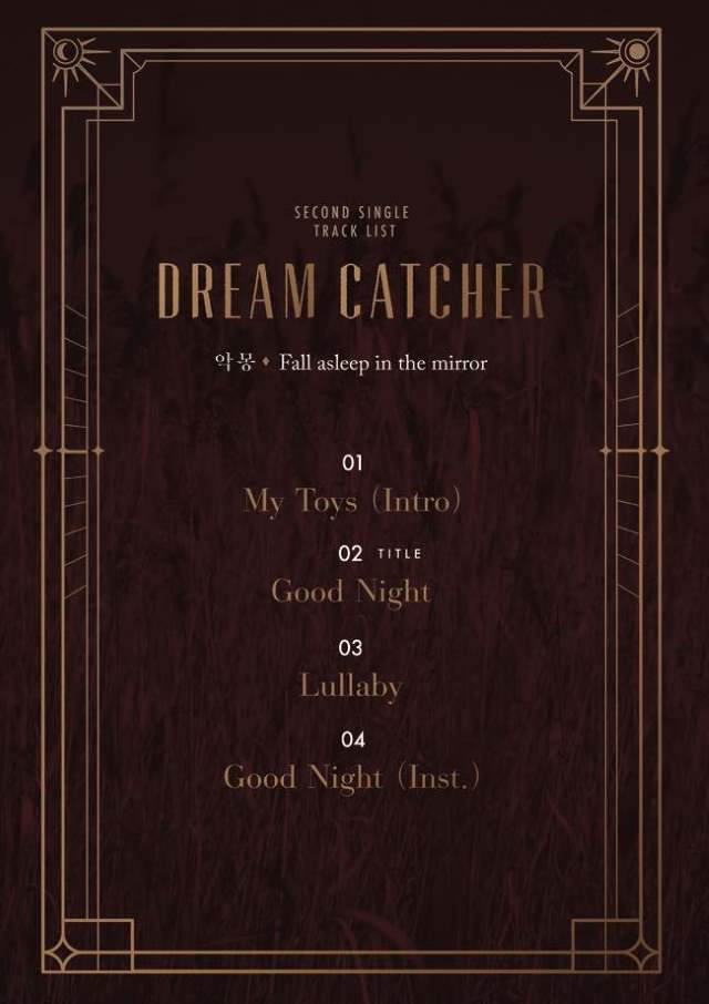 DREAM CATCHE《惡夢-Fall asleep in the mirror》曲目 