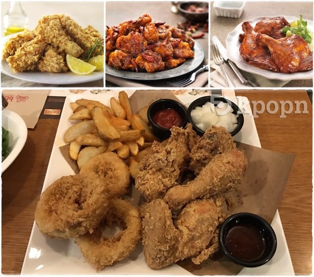 BBQ 鐘路貫鐵店，餐點