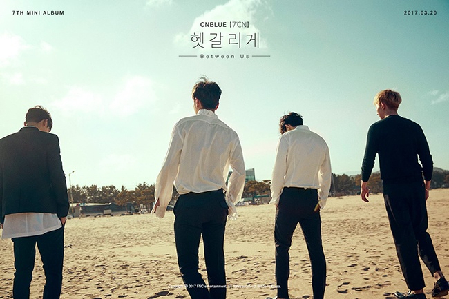 CNBLUE《Between Us》海報(來源：CNBLUE@FB)