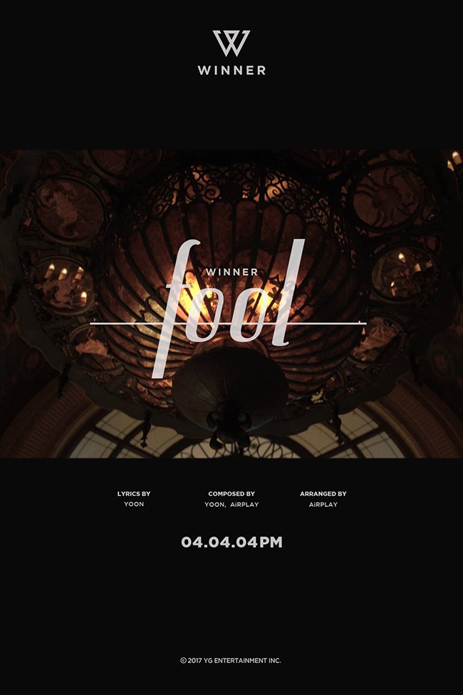 WINNER《FOOL》海報(來源：WINNER@Facebook)