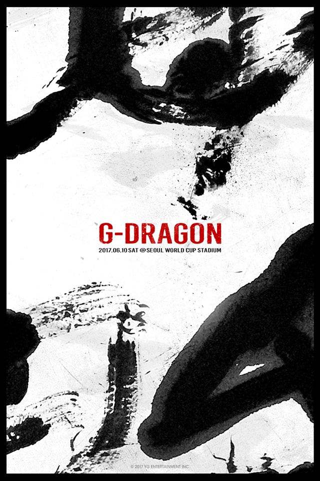 G-Dragon《母胎》演唱會海報