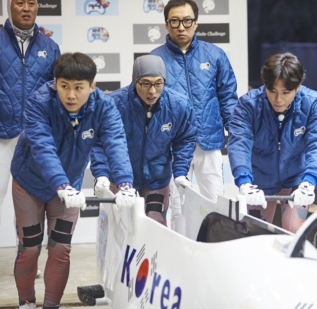 《無限挑戰》「2018 平昌冬奧」特輯拍攝照