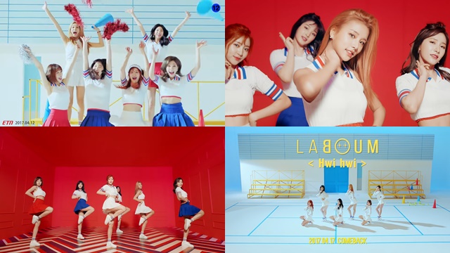 LABOUM《Hwi hwi》MV 預告影片截圖