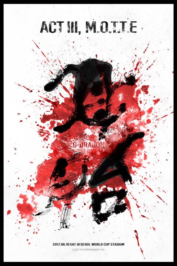 G-Dragon《ACT III, M.O.T.T.E》海報