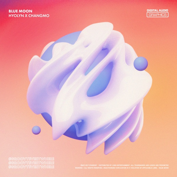 孝琳、CHANGMO《Blue Moon》封面