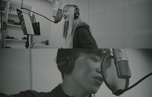 孝琳、CHANGMO《Blue Moon》預告截圖
