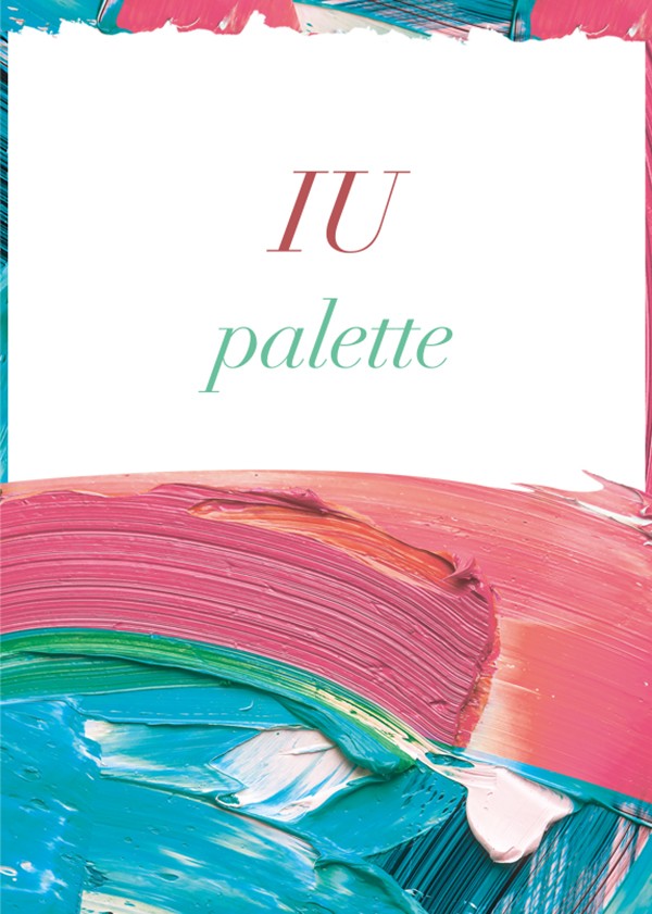IU《Palette》試聽會海報(來源：IU@Facebook)