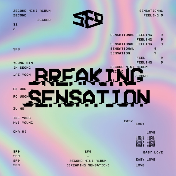 SF9《Breaking Sensation》封面照(來源：Genie)