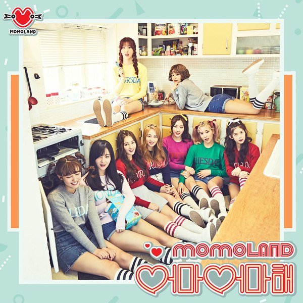 MOMOLAND《Wonderful love》封面照(來源：Genie)