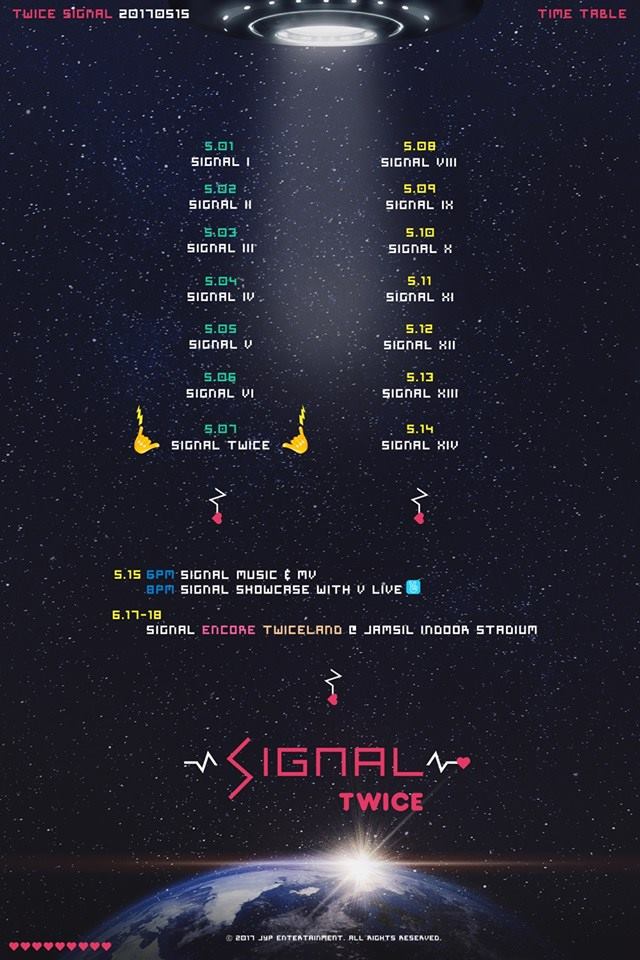 TWICE《SIGNAL》行程表