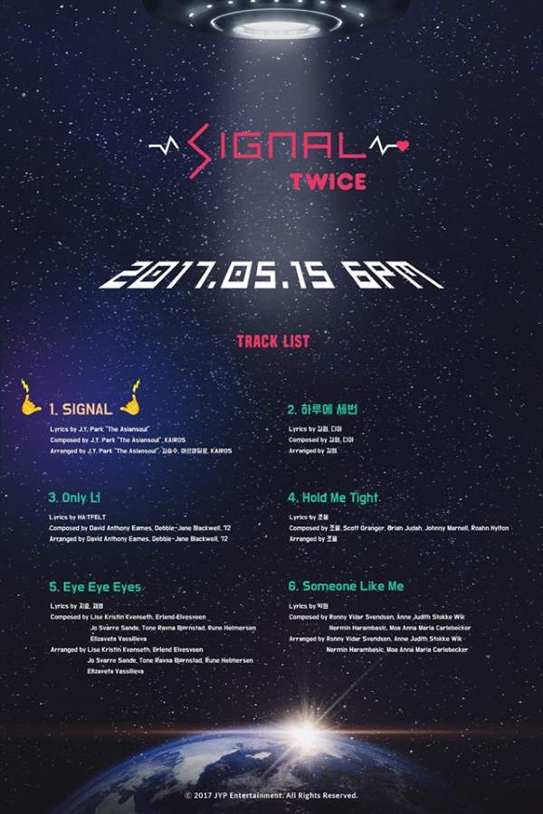 TWICE《SIGNAL》曲目表