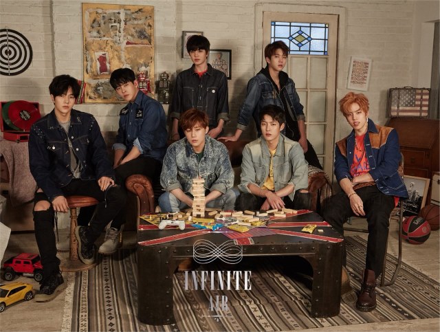 INFINITE《Air》封面照 (來源：日本官網)
