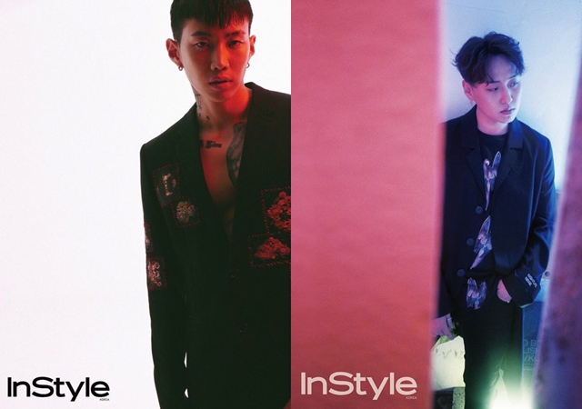 朴宰範、Woogie (來源：《InStyle》Korea)