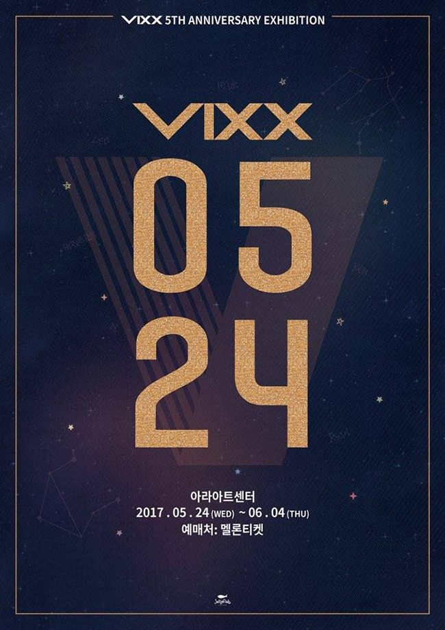 VIXX五週年紀念展覽《VIXX 0524》海報(來源：VIXX@Facebook)