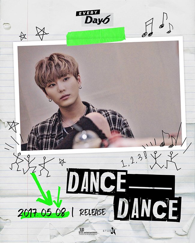 Young K《DANCE DANCE》概念照(來源:DAY6@Facebook)