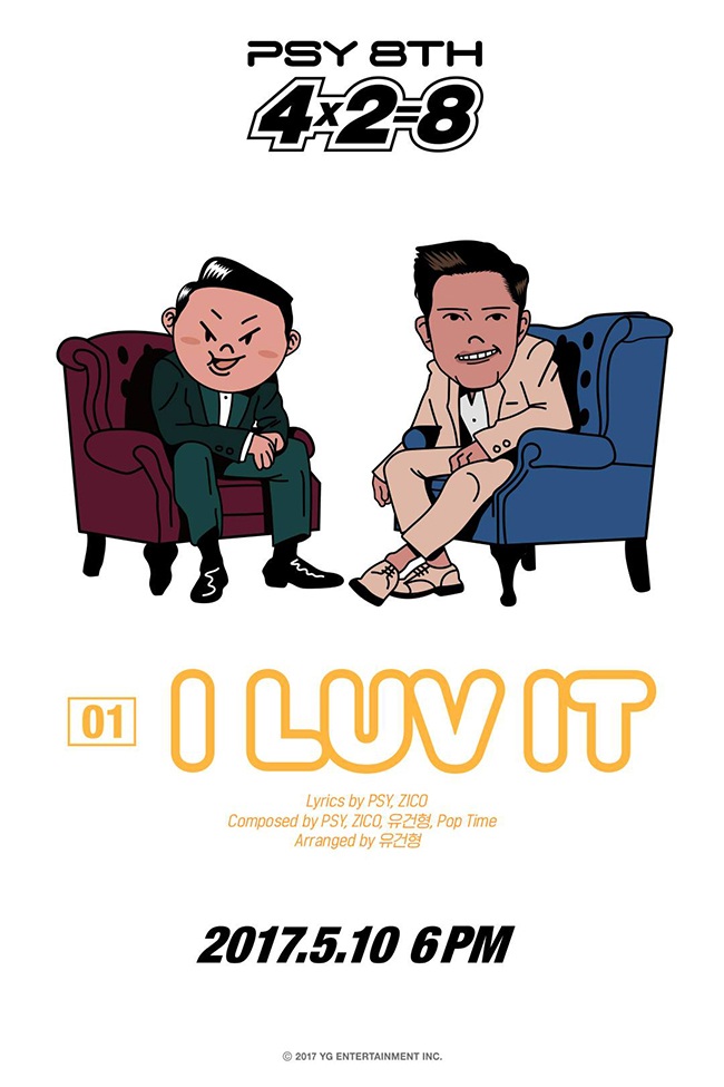 PSY《I LUV IT》海報
