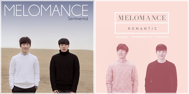 MeloMance《Sentimental》、《Romantic》封面照(來源：Genie)