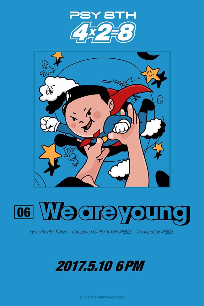 PSY《We Are Young》海報