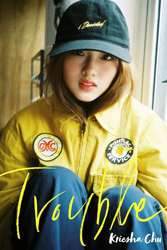 Kriesha Chu《Trouble》概念照(來源：Kriesha Chu@NAVER V app)