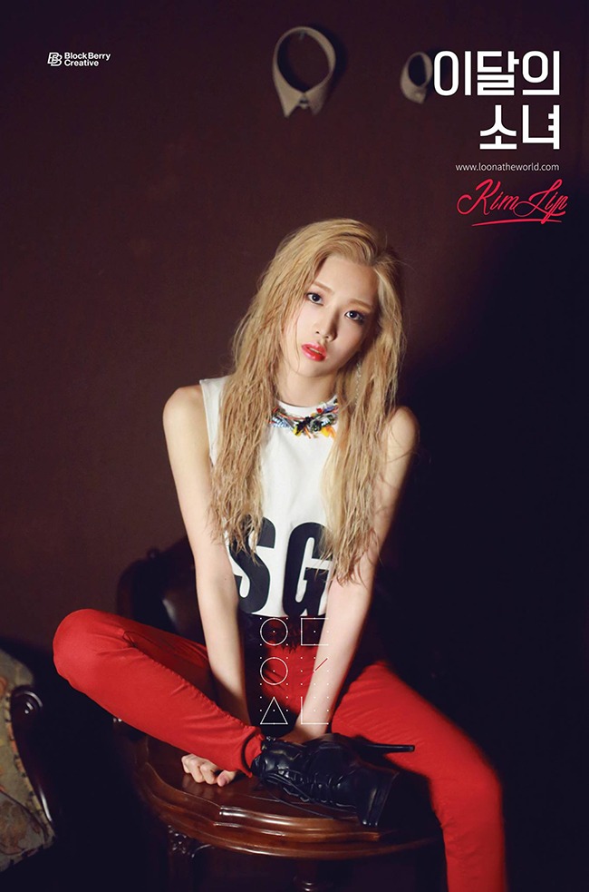 本月少女 Kim Lip 概念照(來源：本月少女@Facebook)