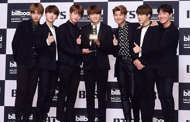 (縮圖)BTS 防彈少年團@《Billboard Music Award》獲獎記者會(來源：HIGH CUT)
