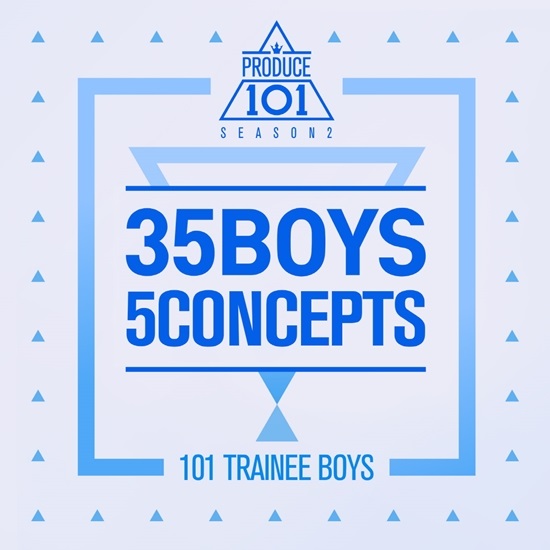 《PRODUCE 101》第二季概念評價曲封面