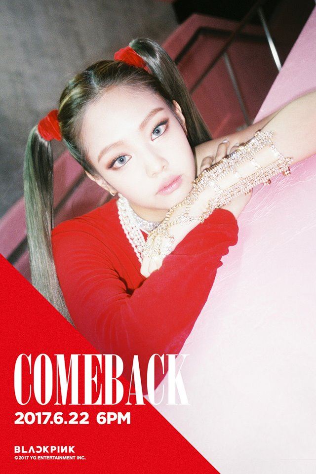 Jennie 回歸預告照