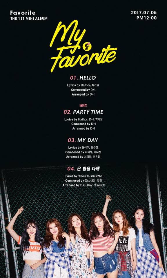 Favorite《My Favorite》曲目表