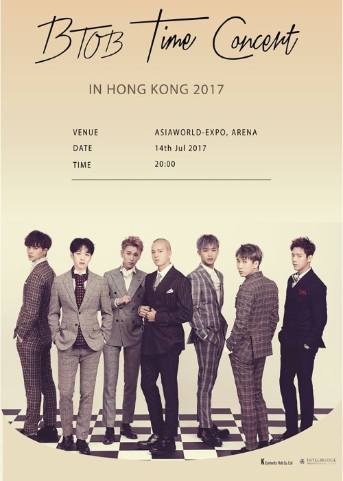 BTOB 香港演唱會海報 (來源：K Contents Hub Co. Ltd)