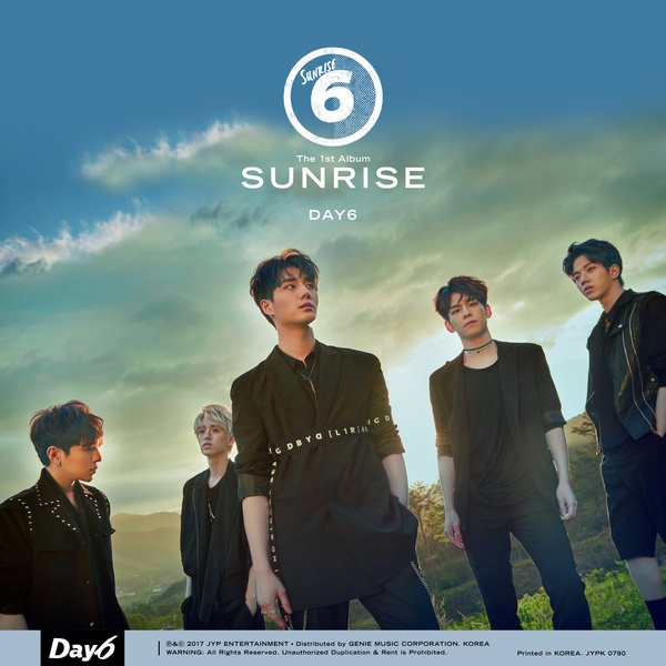 DAY6《SUNRISE》封面照(來源：Genie)