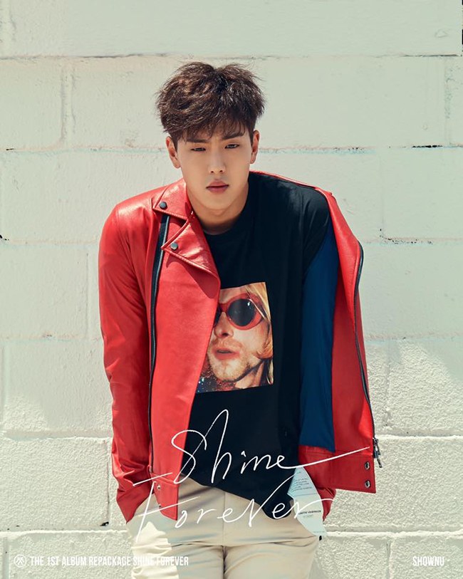 SHOWNU《SHINE FOREVER》概念照(來源：MONSTA X@Facebook)