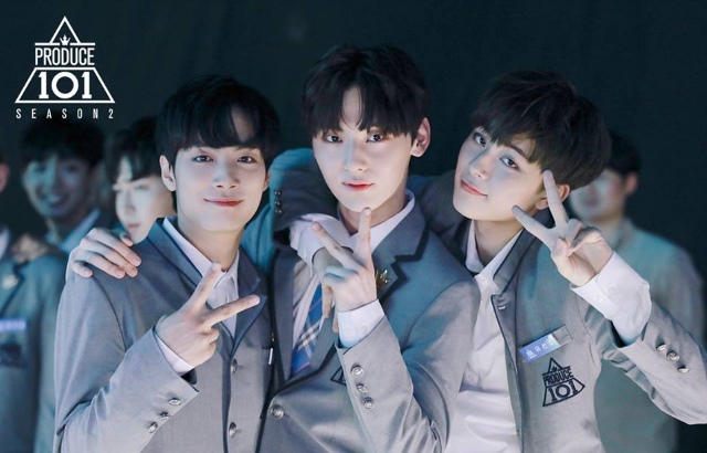 JR、旼泫、柳善皓 (縮圖，來源：《PRODUCE 101》FB)