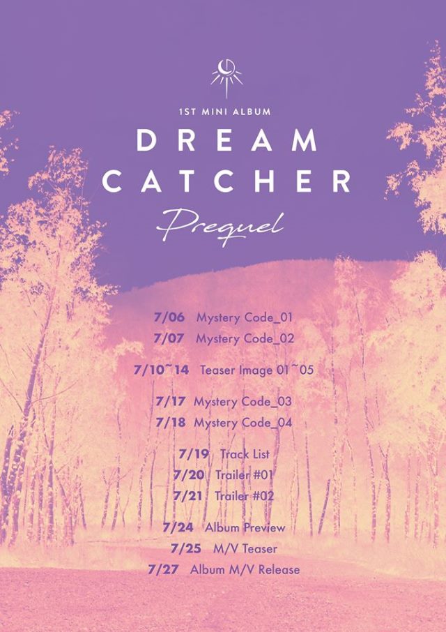 DREAM CATCHER《Prequel》回歸行程表