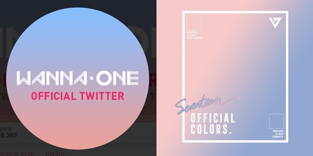 Wanna One LOGO、SEVENTEEN 應援色
