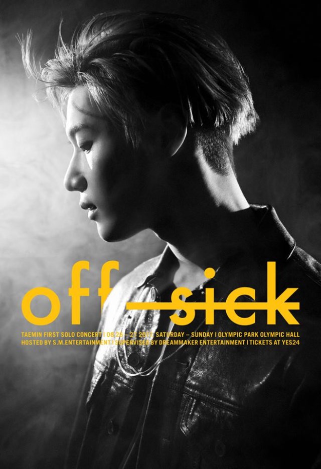 泰民首場個人演唱會《OFF-SICK》海報