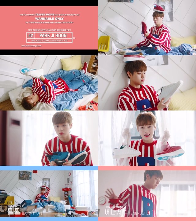 朴志訓-Wanna One 主打歌個人預告影片截圖