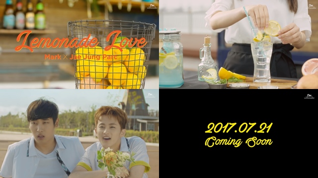 MARK、朴載正《Lemonade Love》預告影片截圖