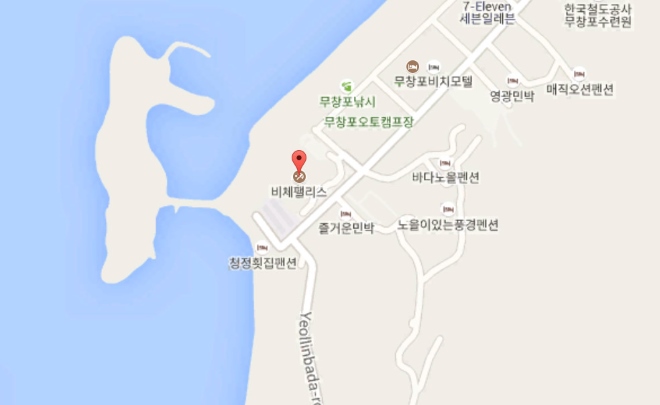 保寧海灘皇宮公寓 地圖