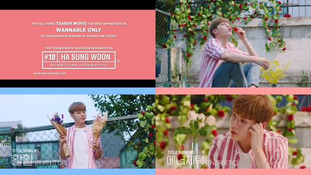 河成雲-Wanna One 主打歌個人預告影片截圖