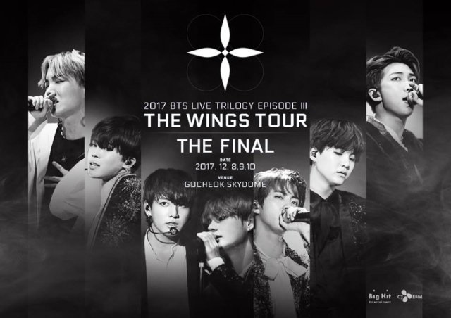 BTS 防彈少年團《WINGS TOUR》最終場海報